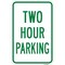 Signmission Two Hour Parking, Heavy-Gauge Aluminum Rust Proof Parking Sign, 12" x 18", A-1218-24701 A-1218-24701 - alternate 1